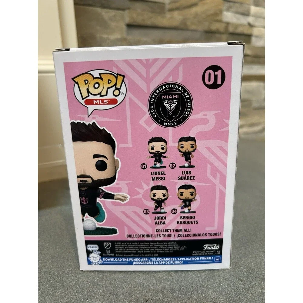Funko Pop! World Cup Vinyl Figure Lot of 3 Messi #01 Pulisic #69 Clutch #84